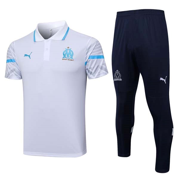 Polo Marseille Komplett Set 2023-24 Weiß Schwarz